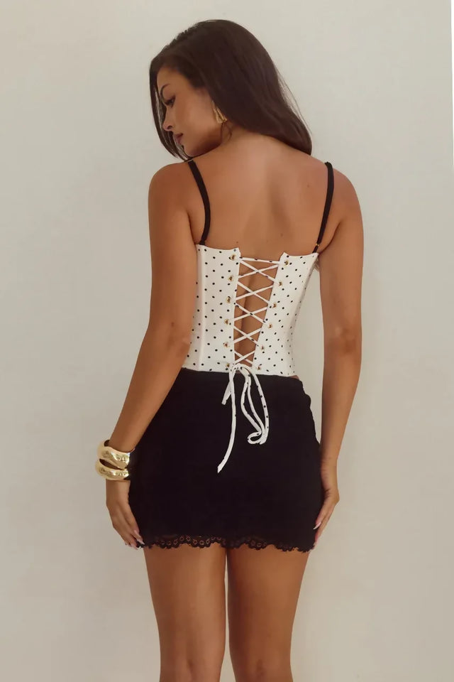 Runaway The Label Valerie Bustier Top and Skirt Set