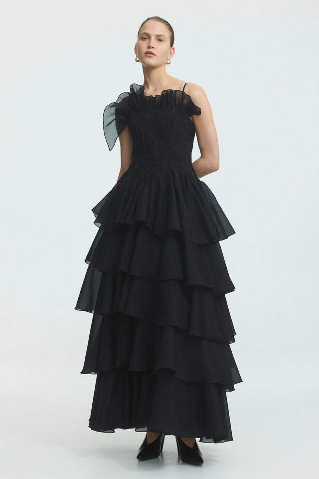 AJE Sonnet Gown Black