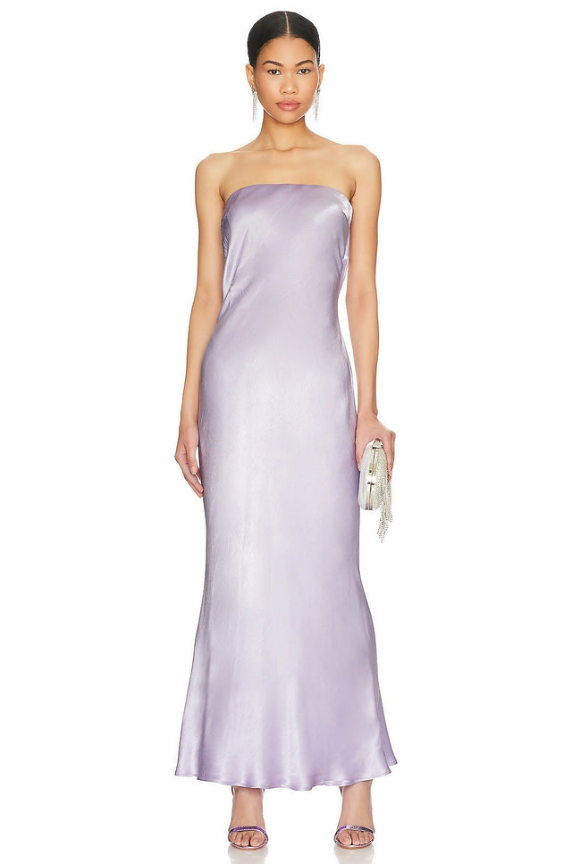 Bec and Bridge Moon Dance Strapless Dress Lilac