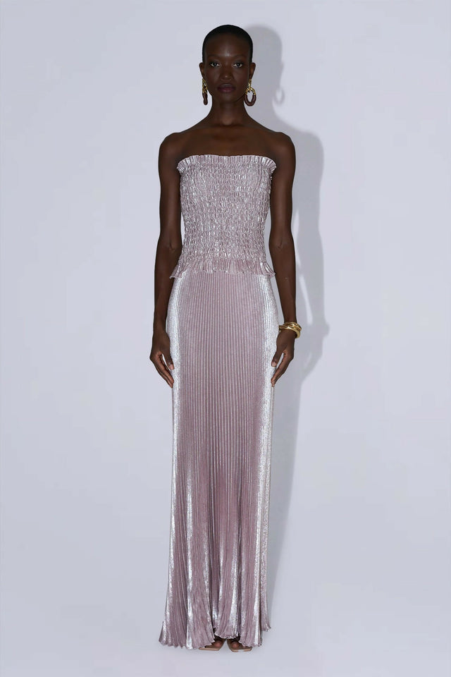 L'Idee Maya Gown Dusty Pink Shimmer Size 8,10