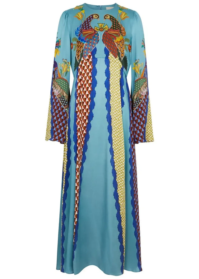 ALEMAIS Gilly Flare Sleeve Dress Multi
