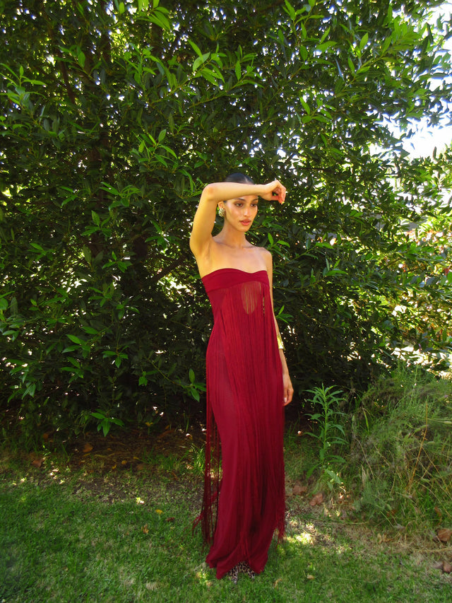 Deconduarte Venus Gown - Wine Size 10