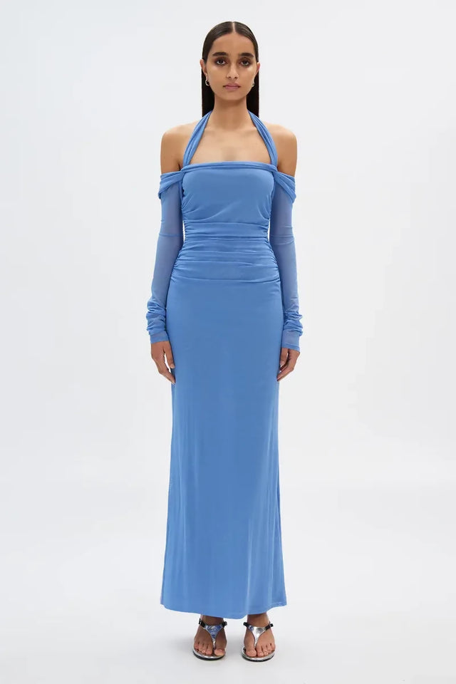 Misha The Sonnet Mesh Dress - Cornflower Blue