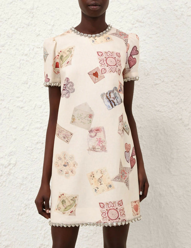 Zimmermann Hypnotic Jewelled Shift Dress
