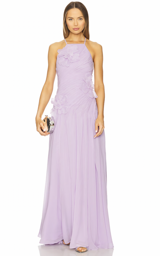 Leo Lin Amya Petal Gown Lilac AU 14