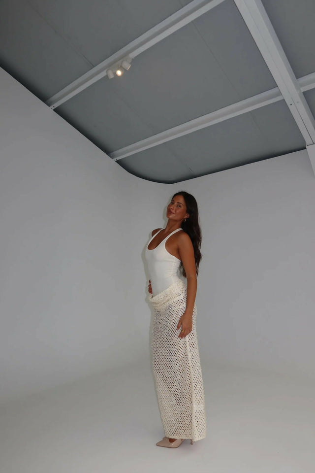Benni Ariel Maxi Dress in Shell