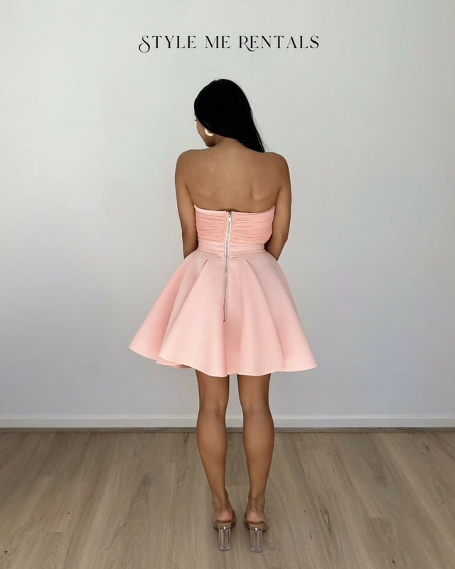 Eliya The Label Tayla Mini Dress Peach