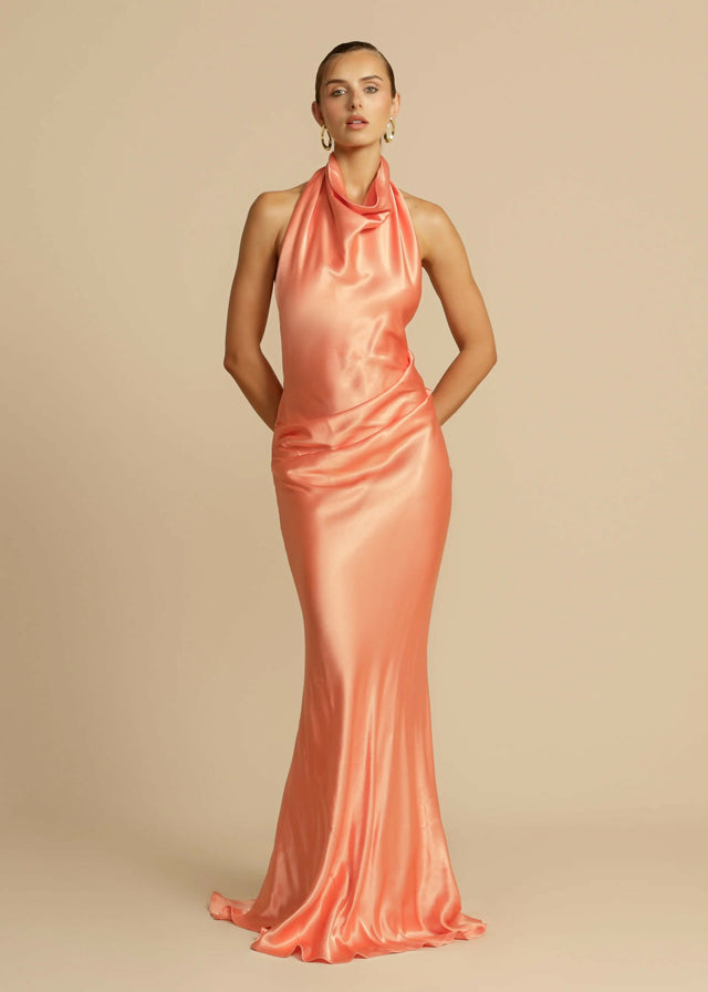 Arcina Ori Gaia Dress Papaya Size 10