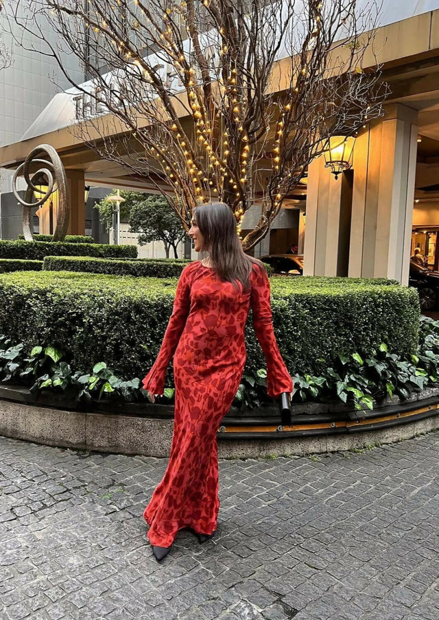 Realisation Par The Gia Havana Long Sleeve Dress