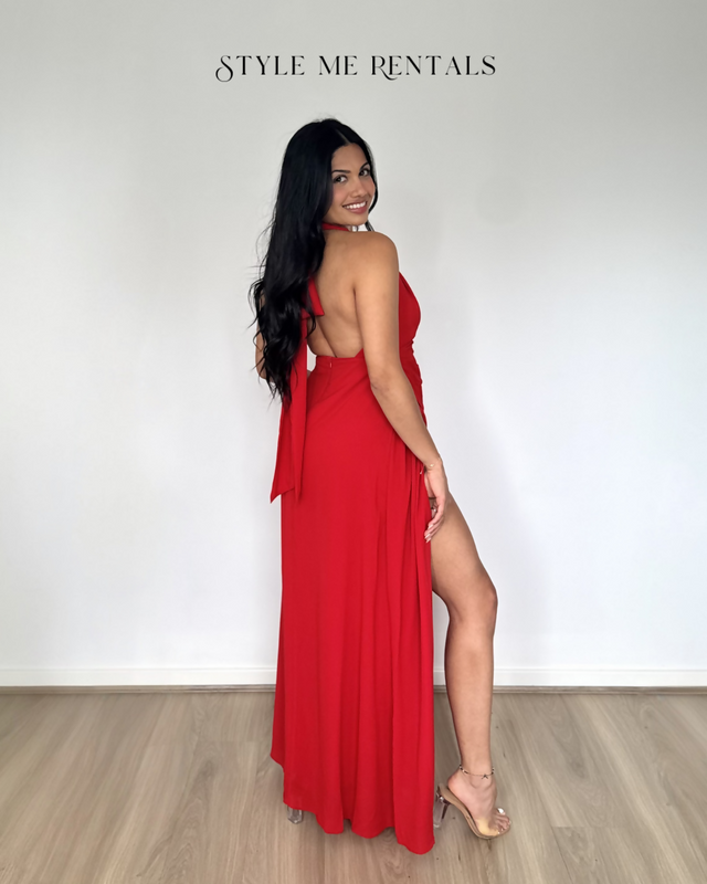 Calia Collection Antonia Maxi Dress Red
