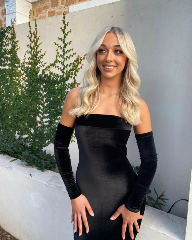 7th & York Black Camryn Maxi Dress - 8 / Black - Dresses