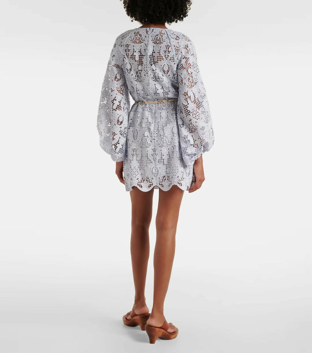 Zimmermann Coco Lace Tunic Mini Dress