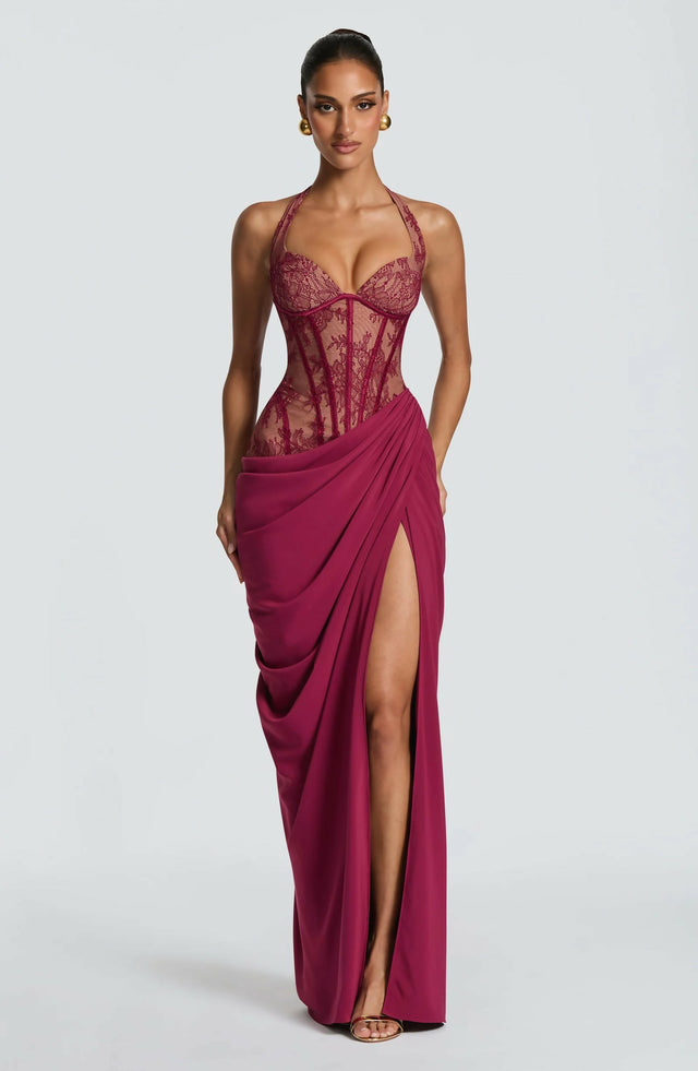 BABYBOO Bonita Maxi Dress Mulberry