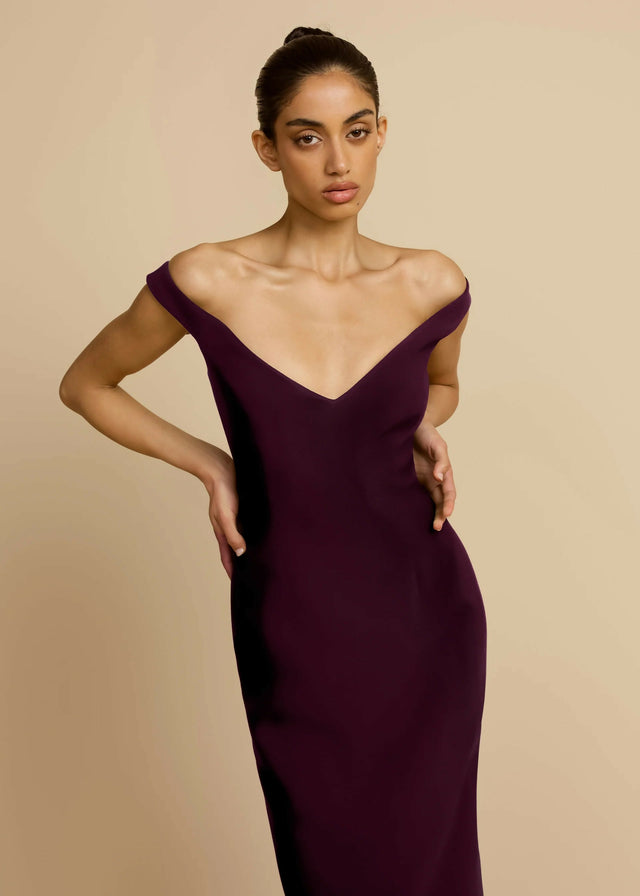 Arcina Ori Ellery Dress Plum