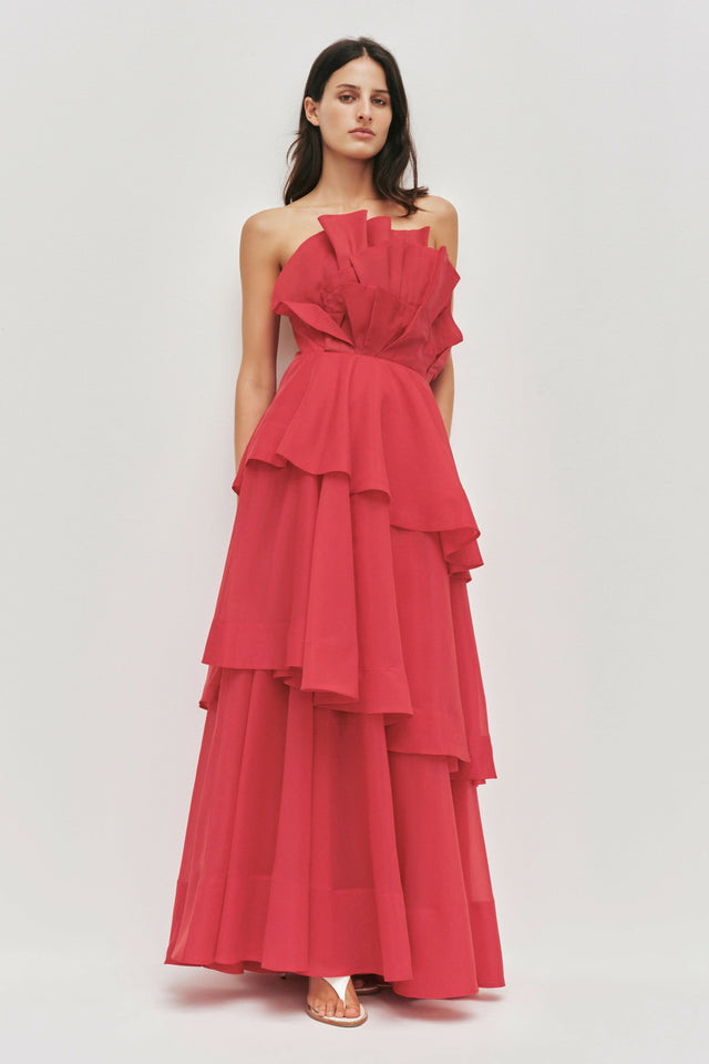 AJE Selestia Gown Red