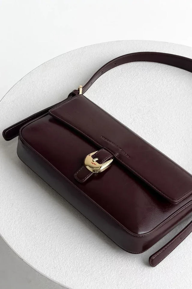 Morgan & Taylor Faith Shoulder Bag - Chocolate Brown