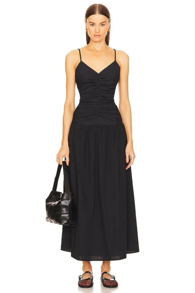 Anna Quan Mira Maxi Dress Noir Black