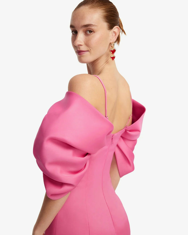 Leo Lin Arabella Applique Maxi Dress - Pink