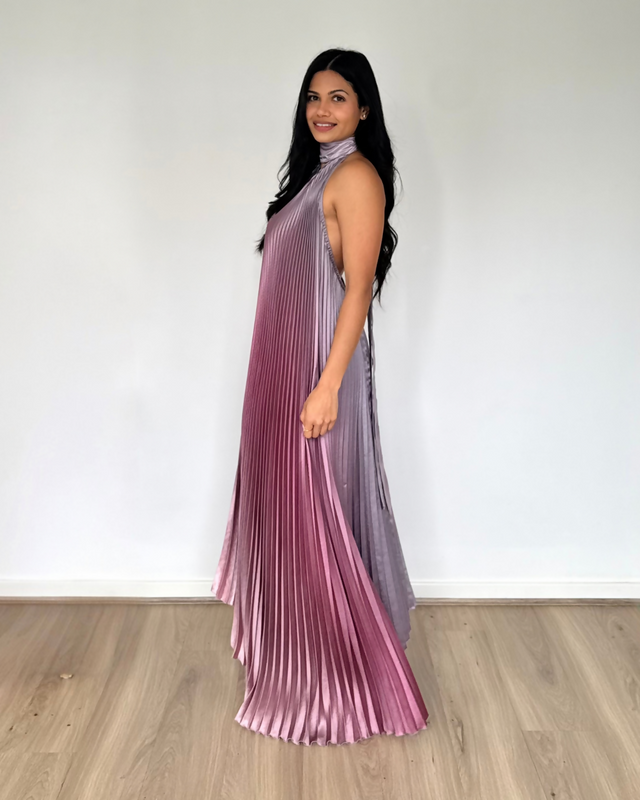 L'idee Opera Gown Mauve Ombre