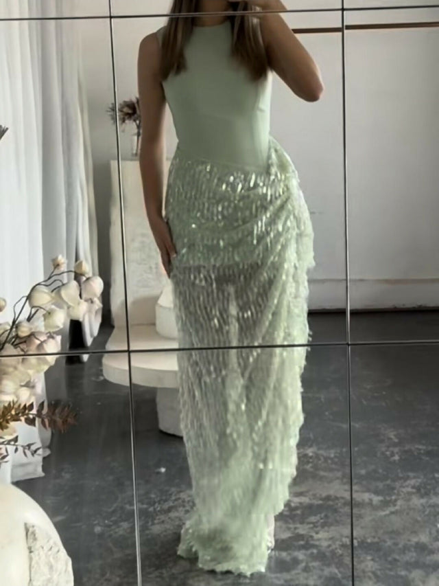 Jefre Sei Zoi Gown Green