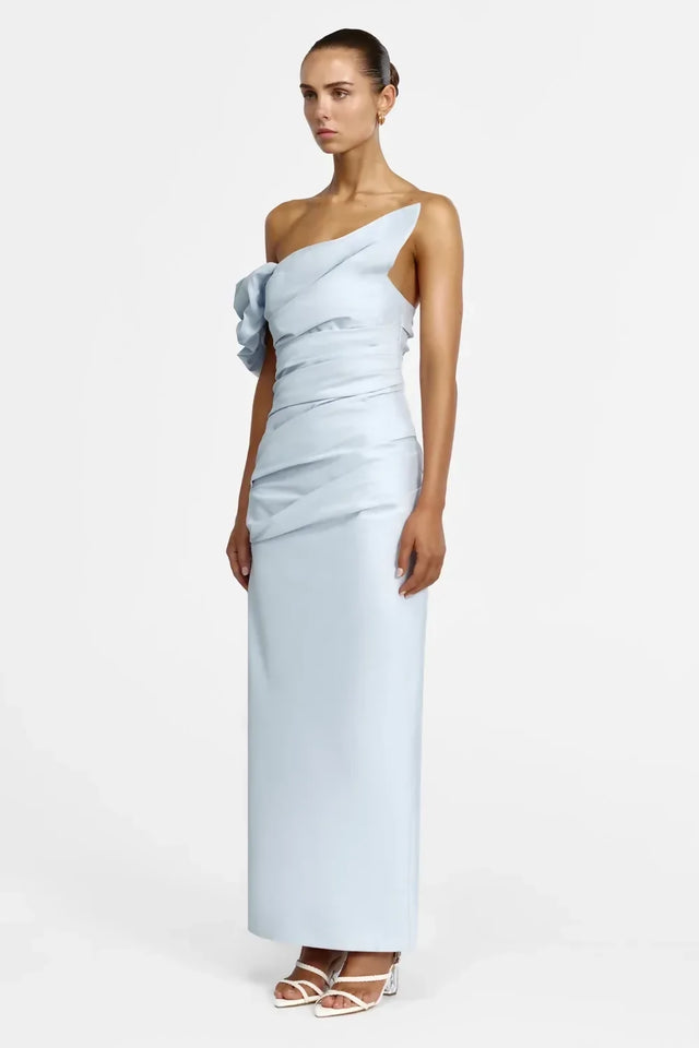 Acler Mead Maxi Dress - Blue Melt