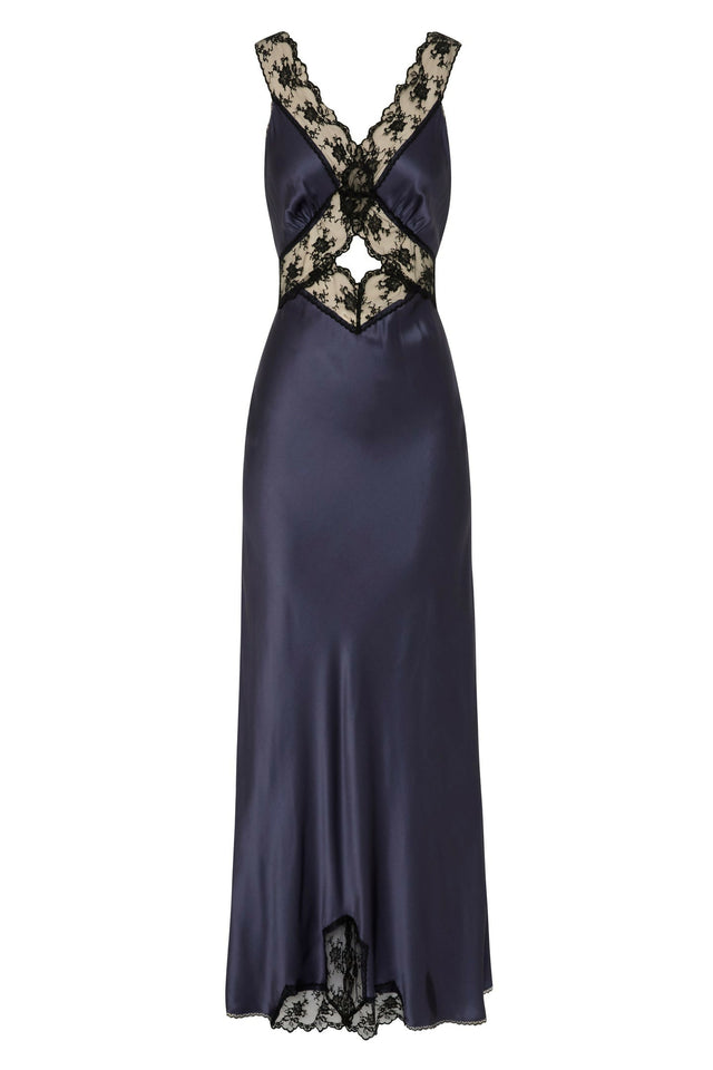 Sir the Label Aries Cut out Gown in Navy Size 0 / AU 8
