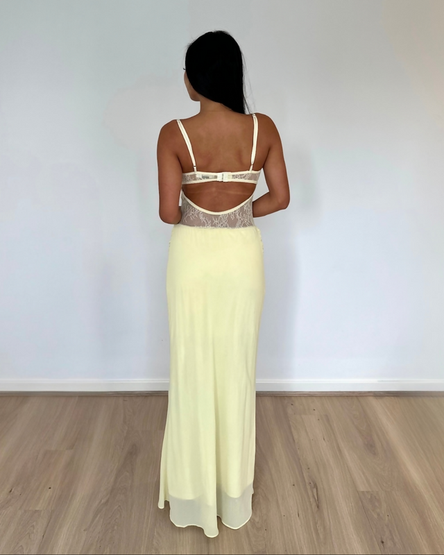 Benni Gabriel Maxi Dress Lemon Sorbet