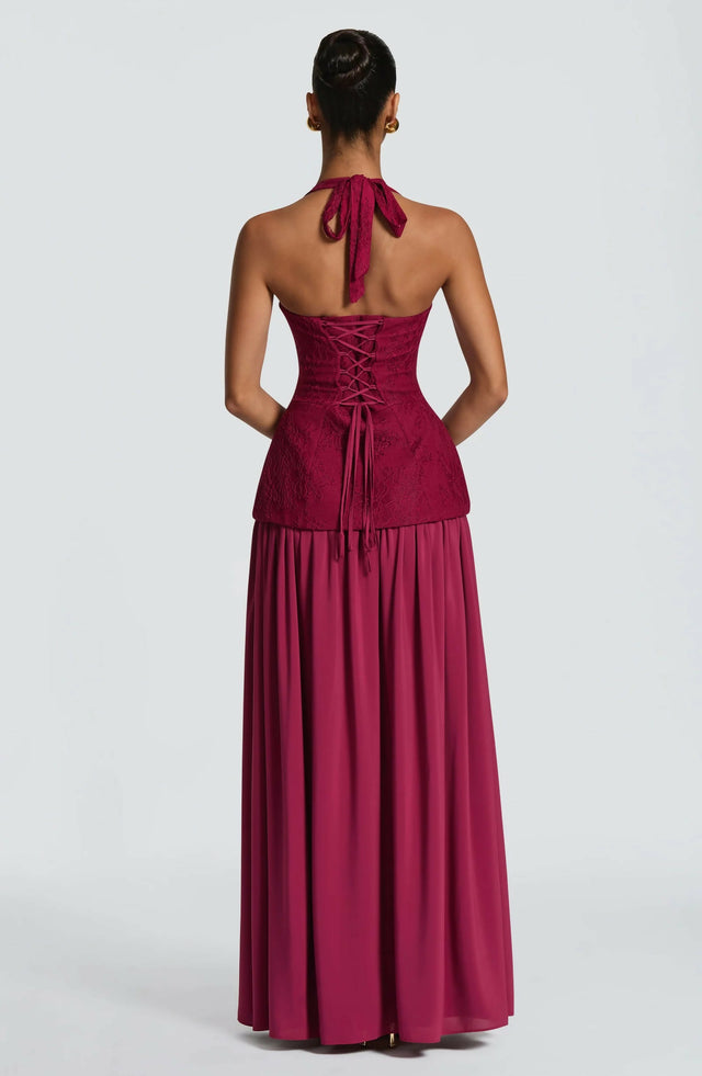 Babyboo Almira Maxi Dress Mulberry