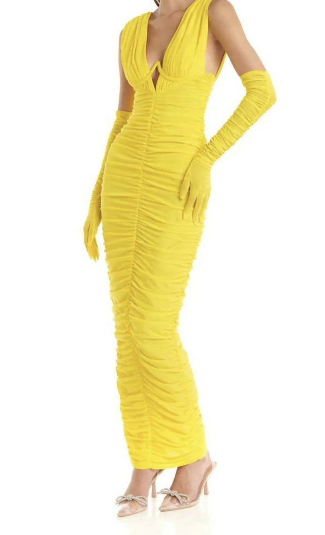 Eliya The Label Anna Dress Yellow