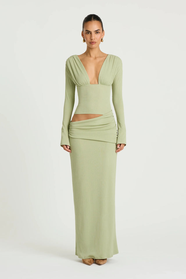 Benni Agnes Maxi Dress Pistachio