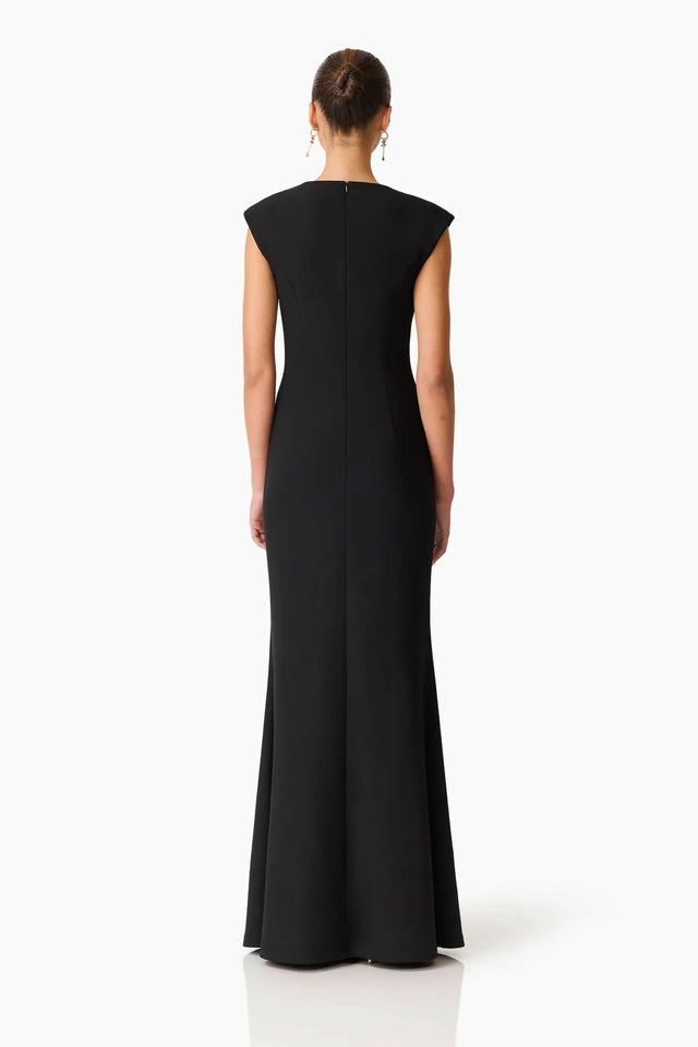 Elliatt Veda Embellished Gown in Black
