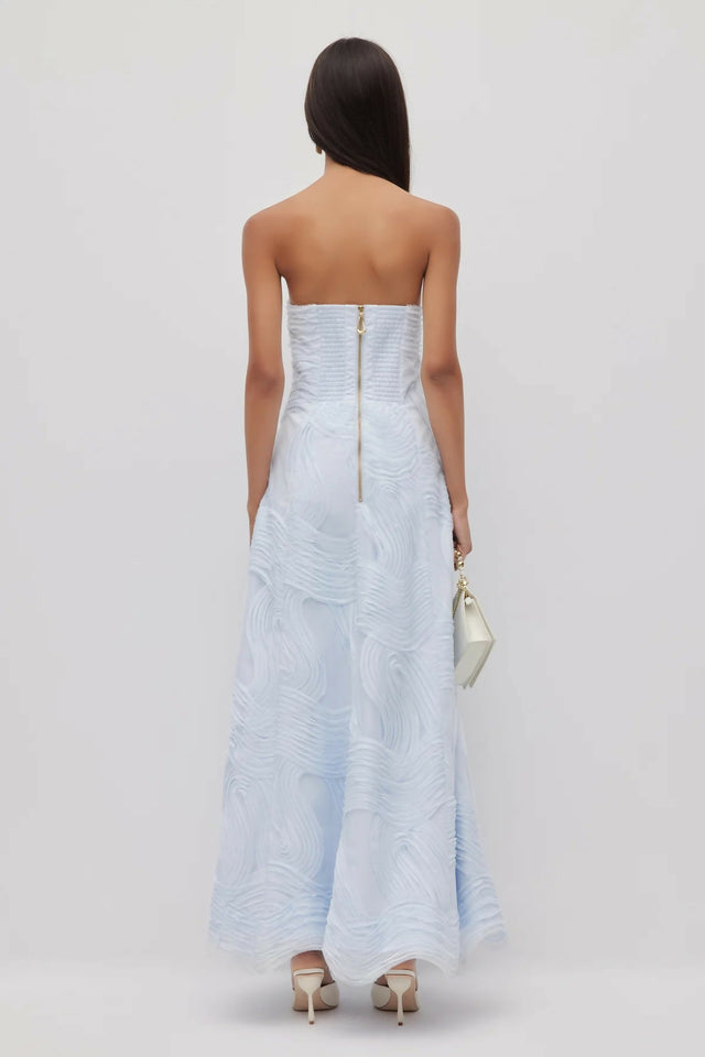 Aje Wave Gown Pastel Blue Size 6,8,10