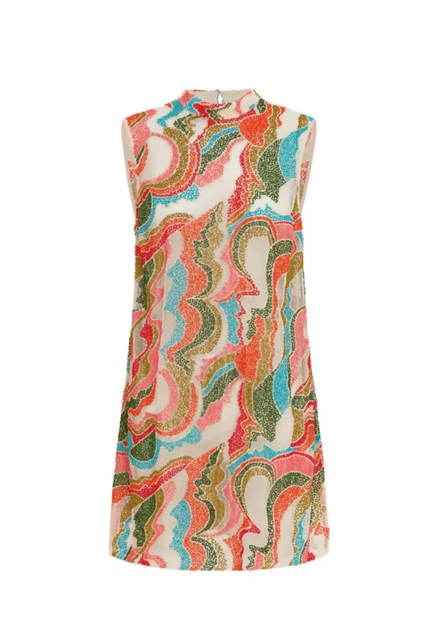 Alemais The Five Bead Embellished Dress Multi