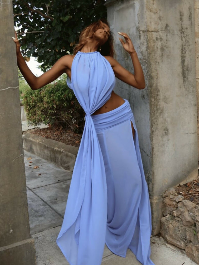 Koster Kulture Sola Top & Skirt Cerulean