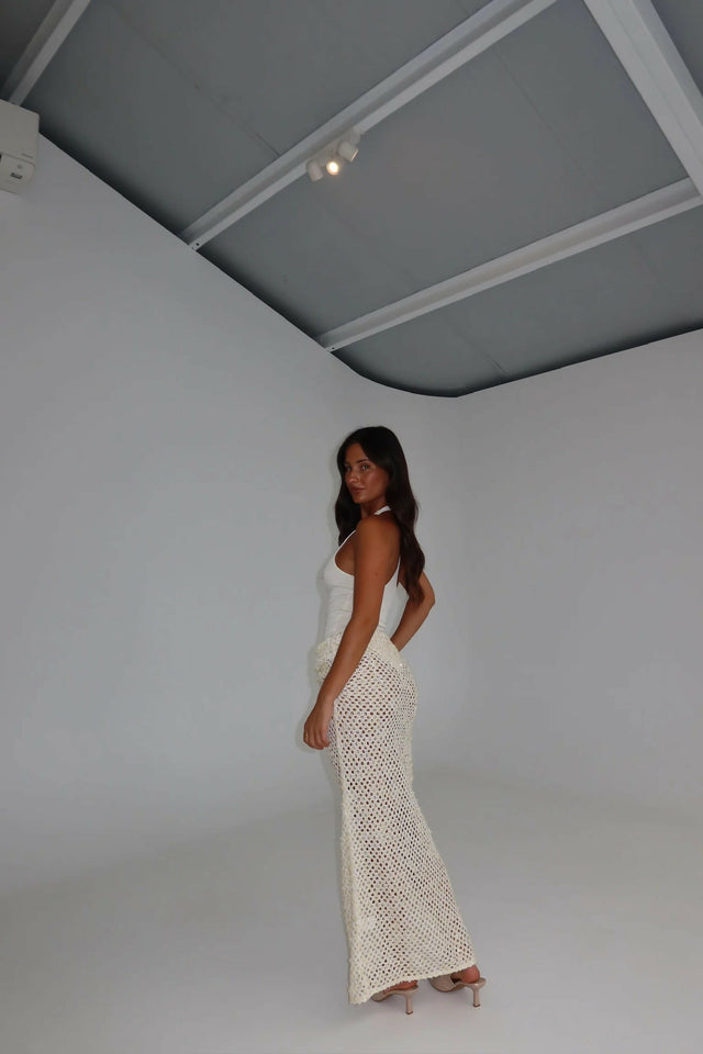 Benni Ariel Maxi Dress in Shell