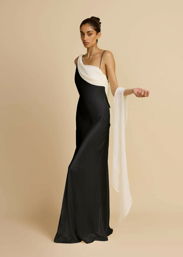 Arcina Ori Helena Dress Black & Ivory