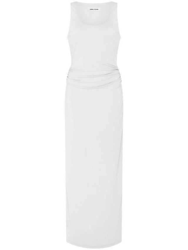 ANNA QUAN Shelley Maxi Dress in Dove Grey