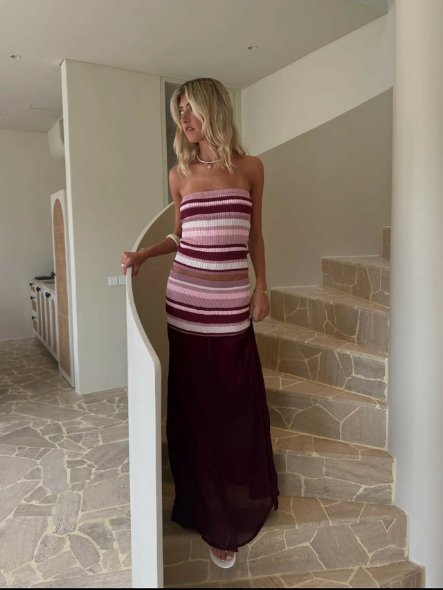 Desero Jacare Rose Skirt & Top