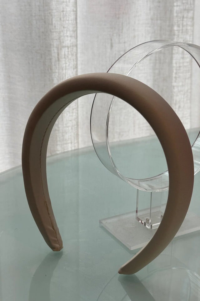 The Luxe Closet Australia Cream Padded Headband
