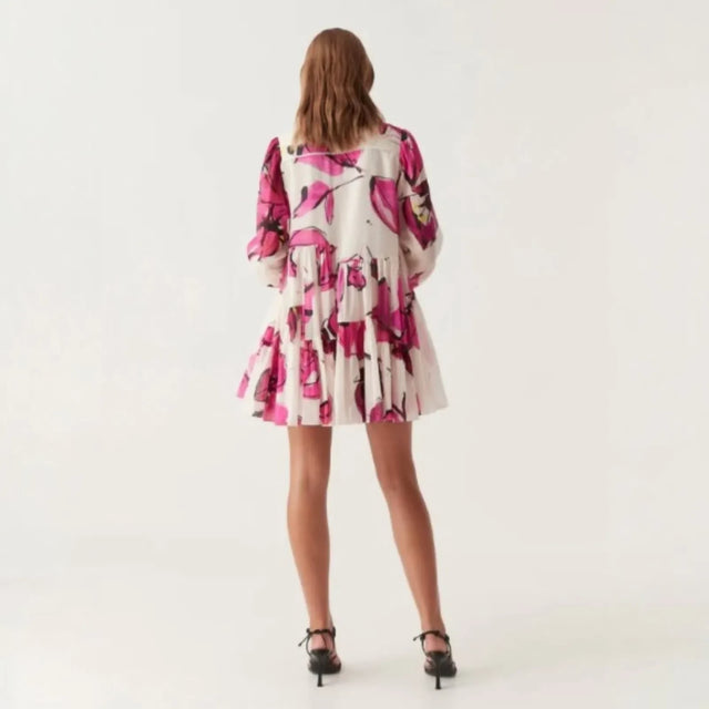 Aje Georgia Smock Mini Dress