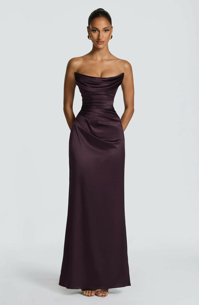 Babyboo Vessa Maxi Dress - Plum