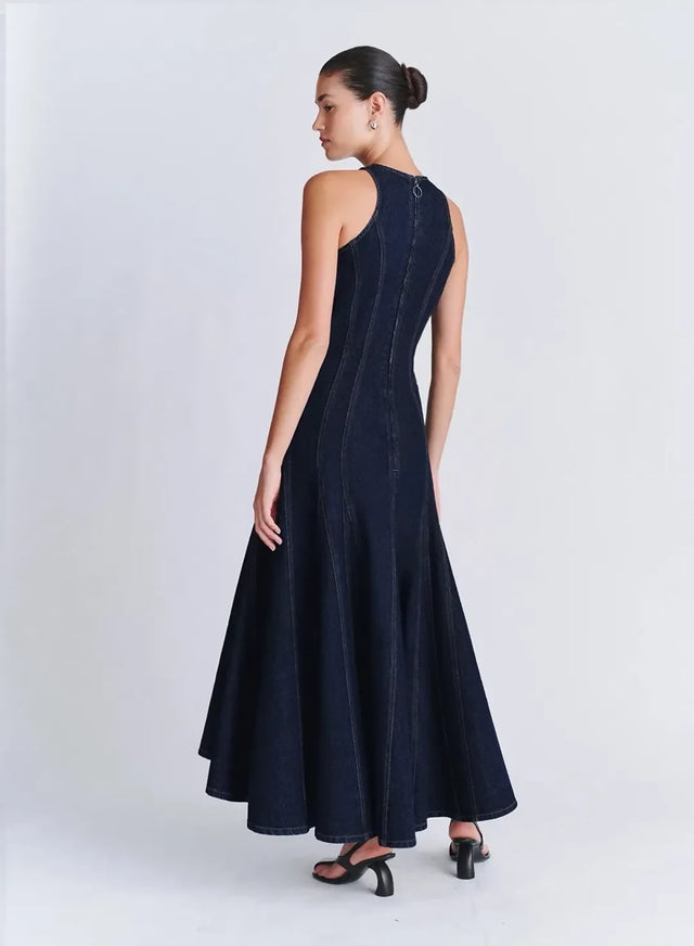 Anna Quan Bianca Dress Indigo Denim