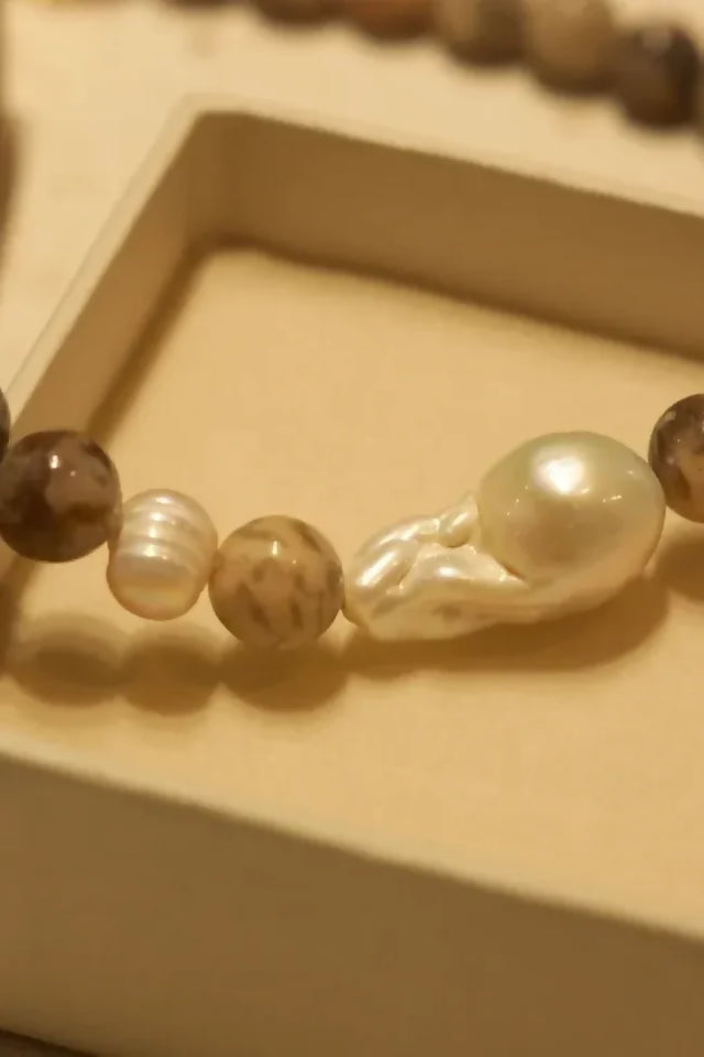 Junie + Belle Bloom Beaded Necklace