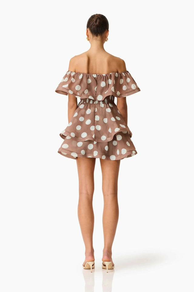 Elliatt Sola Polka Dot Mini Dress