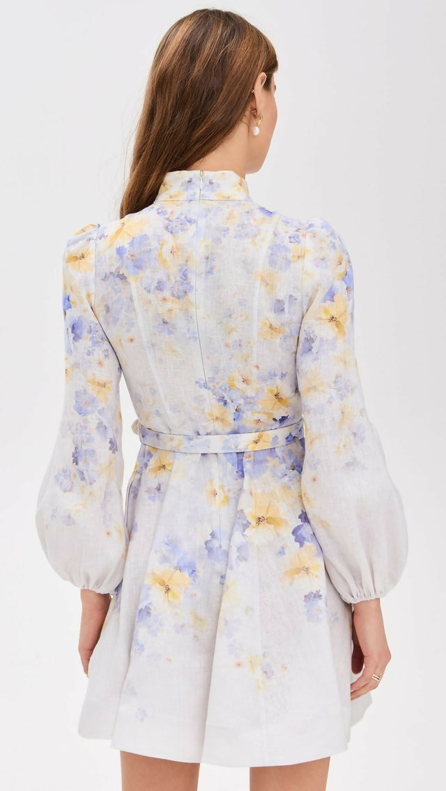 Zimmermann Crush Buttoned Mini Dress
