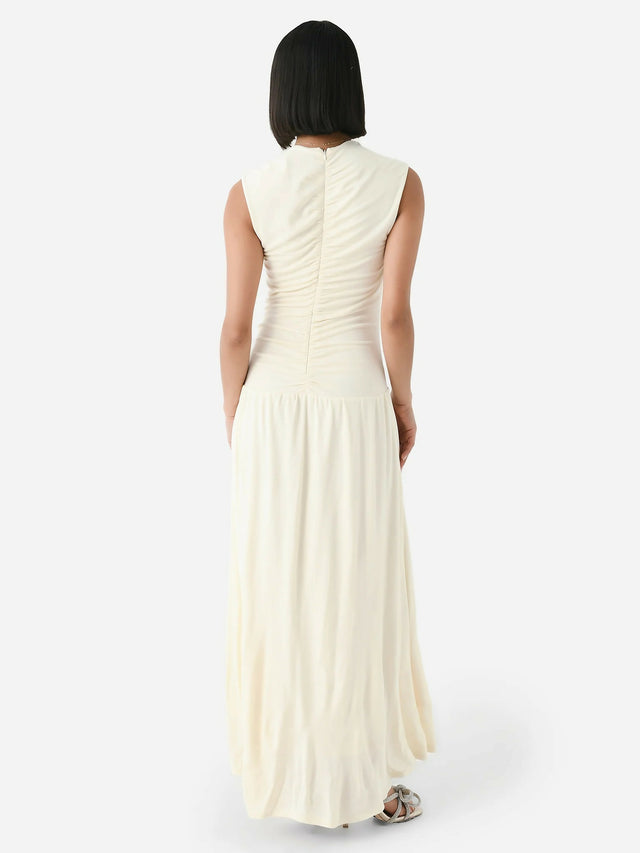Anna Quan Fleur Maxi Dress Vanilla Cream