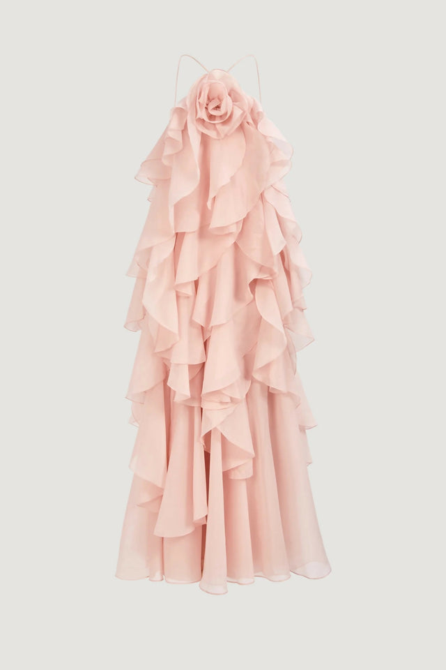 AJE Pandorea Layered Maxi Dress Pink