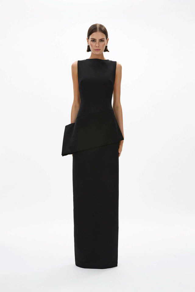 Rachel Gilbert Rick Gown in Black
