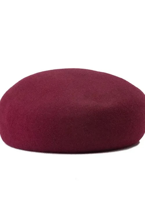 The Luxe Closet Australia Wool Pillbox - Wine