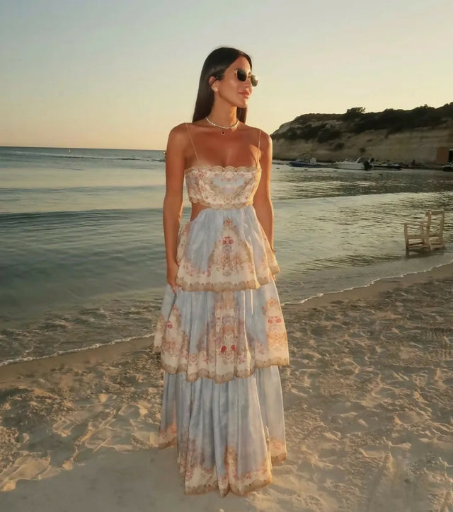 Zimmermann Daylight Tiered Maxi Dress